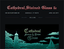 Tablet Screenshot of cathedralglassllc.com